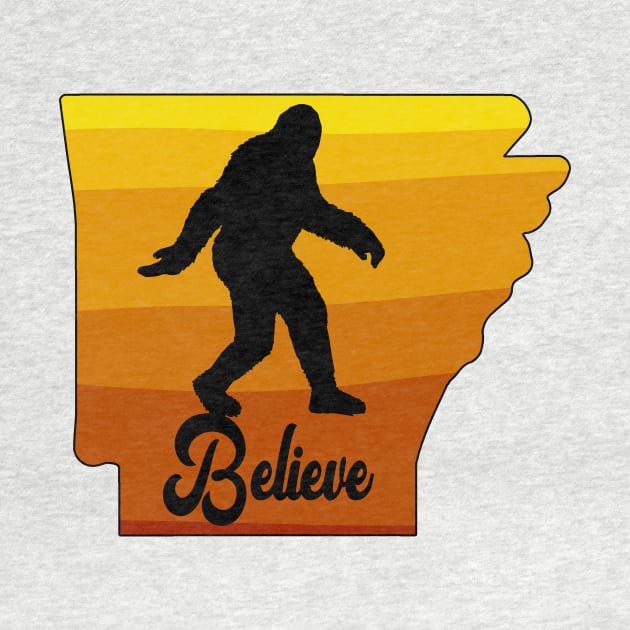 Arkansas Sasquatch Believe Design by Arkansas Shop